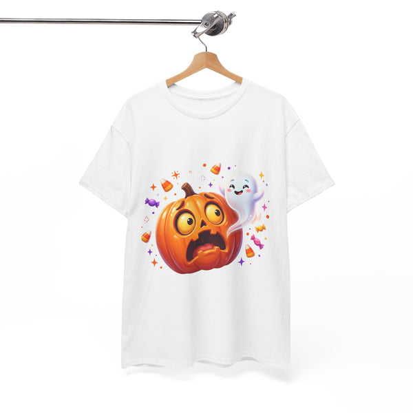 Halloween Pumpkin & Friendly Ghost T-Shirt