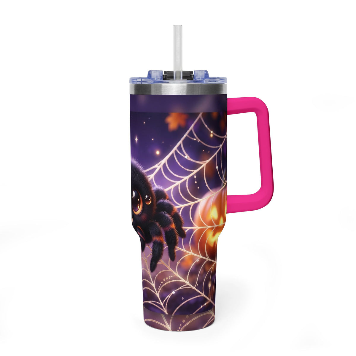 40oz Spider Web Moon Tumbler