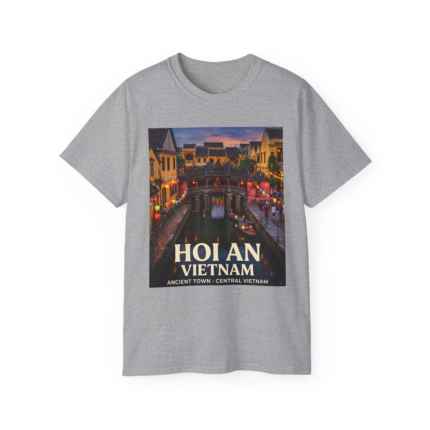 Hoi An Vietnam Travel T-Shirt — Ancient Town Night Scene Tee