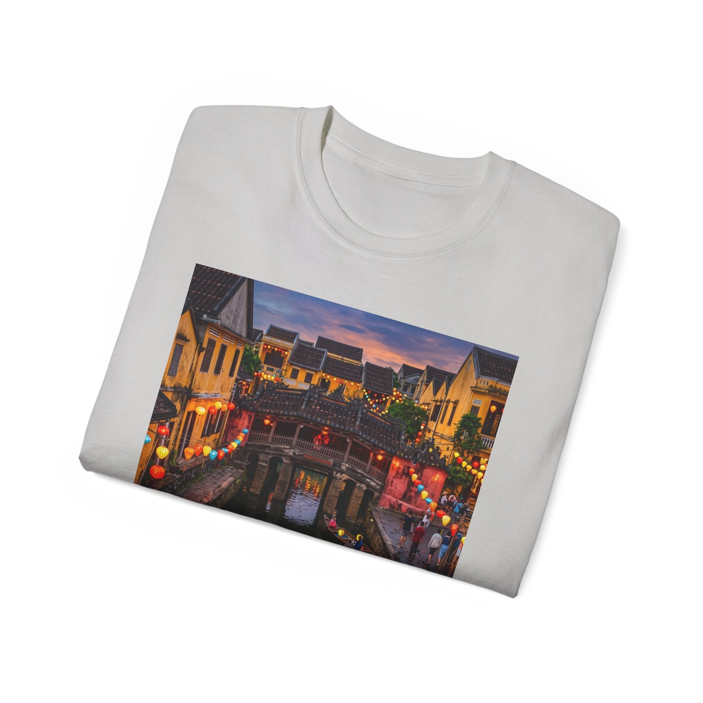 Hoi An Vietnam Travel T-Shirt — Ancient Town Night Scene Tee