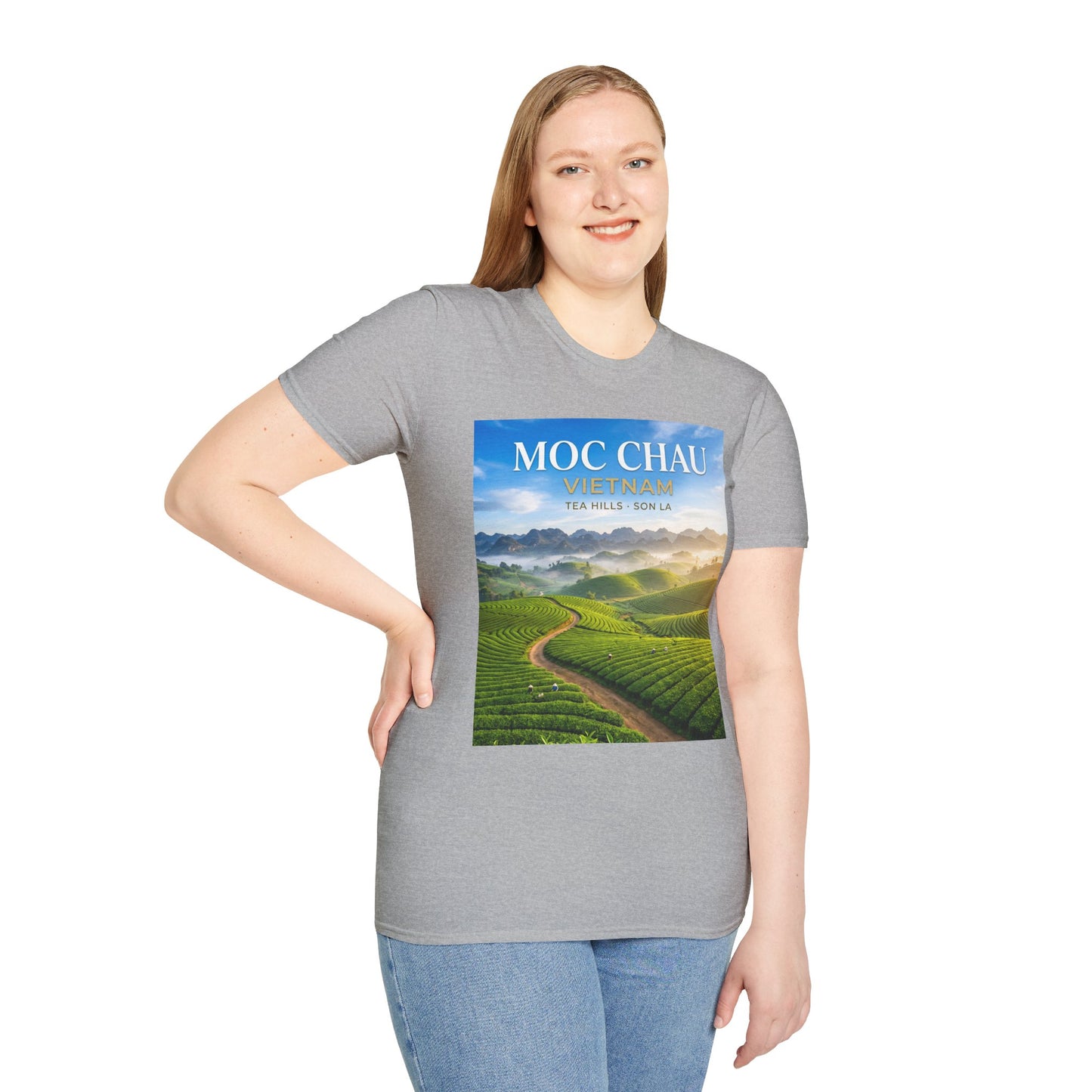 Moc Chau Vietnam Tee – Tea Hills of Son La Scenic Travel T-Shirt