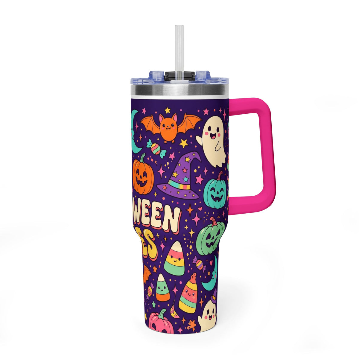 Halloween Vibes 40oz Thermal Tumbler