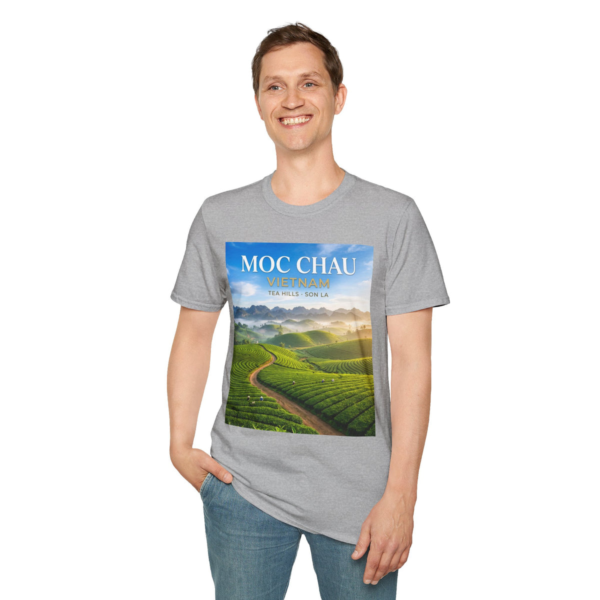 Moc Chau Vietnam Tee – Tea Hills of Son La Scenic Travel T-Shirt