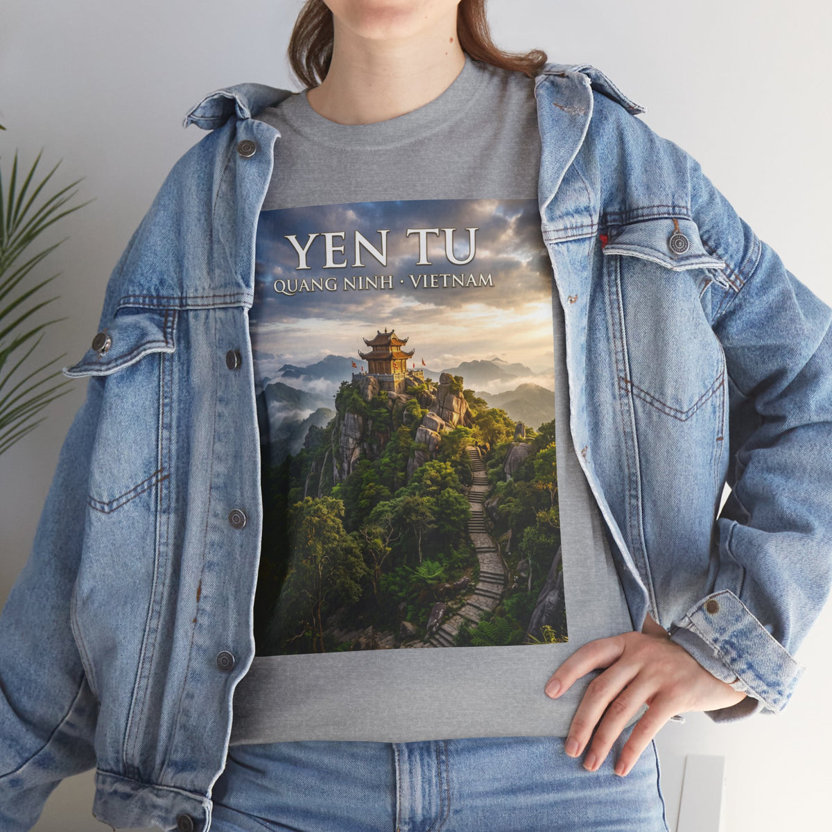 Yen Tu Mountain Scenic Tee – 'YEN TU: Listen to the Silence' Travel Photography T-Shirt