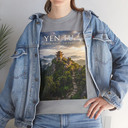 Yen Tu Mountain Scenic Tee – 'YEN TU: Listen to the Silence' Travel Photography T-Shirt
