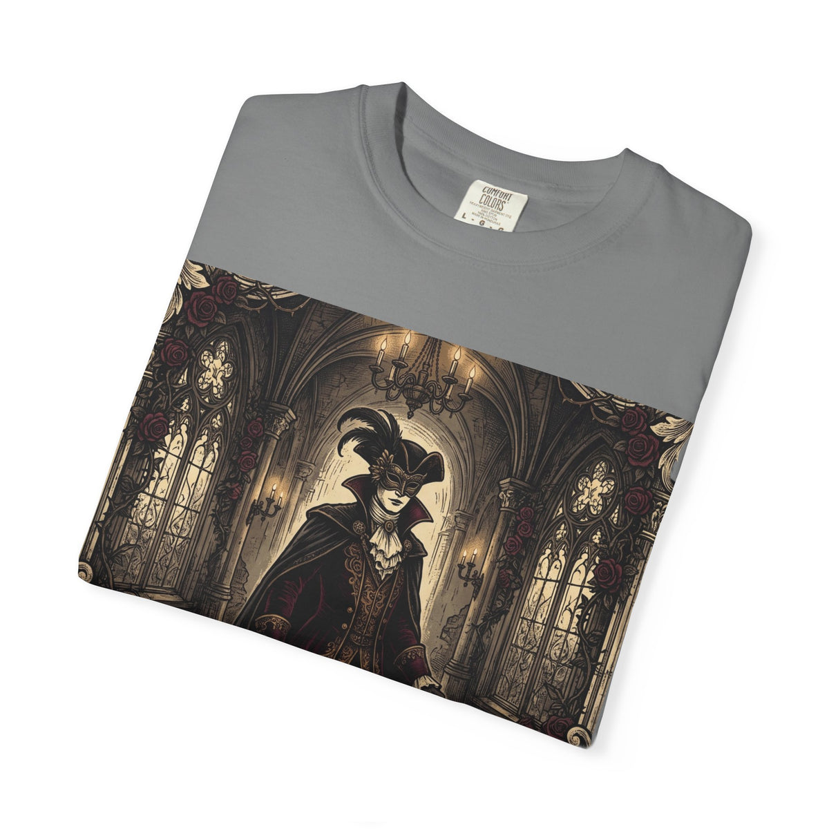 Midnight Masquerade T‑Shirt — Gothic Masquerade Ball Design