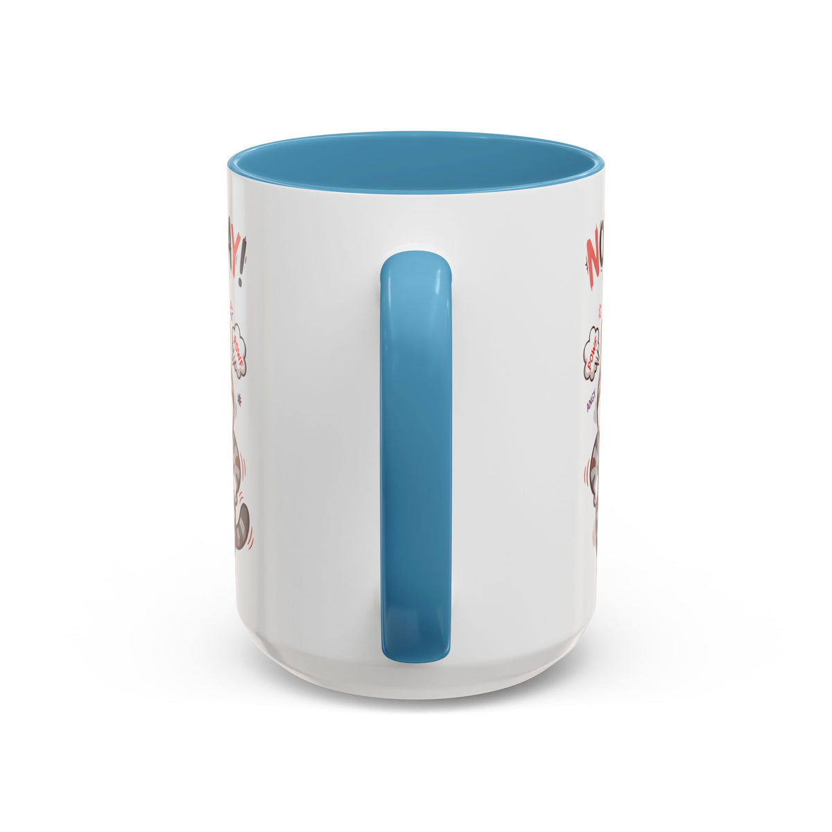 Funny Cat Mug - "Not Today! I'm Done" Accent Coffee Mug (11/15oz)
