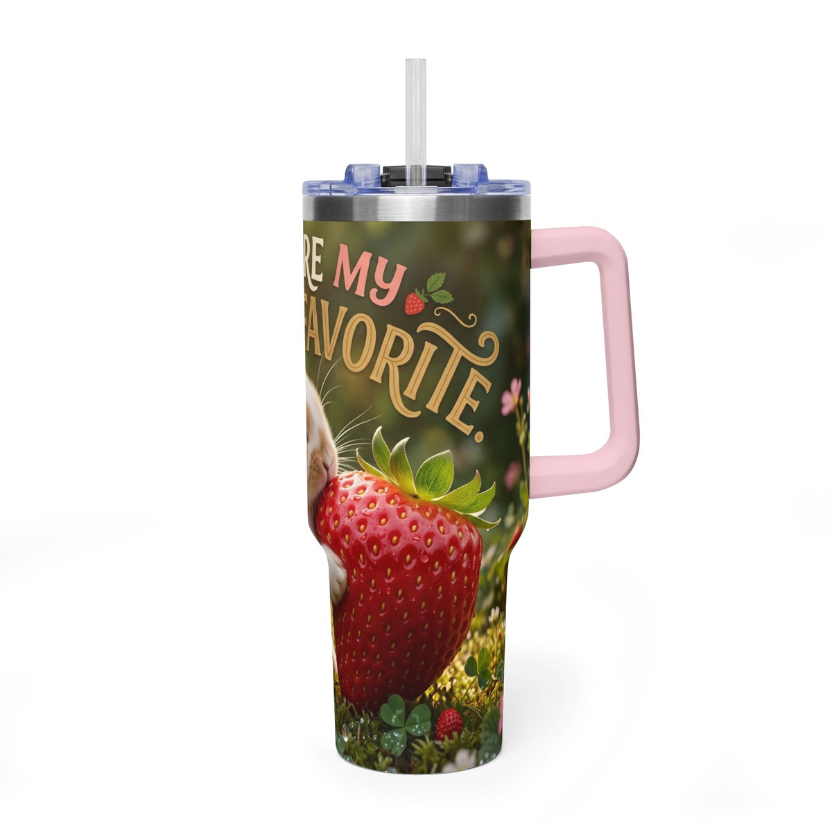 You Are My Berry Favorite Bunny 40oz Thermal Tumbler