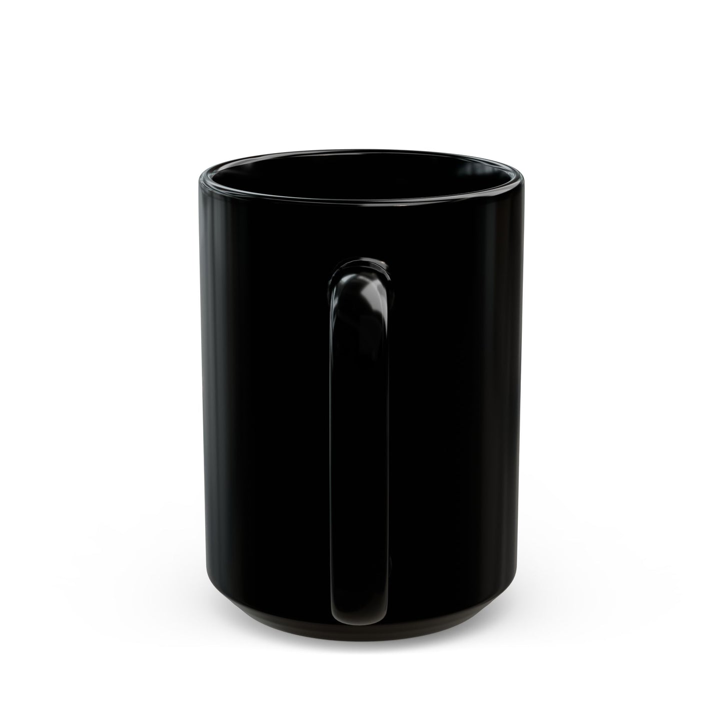 Halloween Ghost & Jack-o'-Lantern Black Mug (11oz, 15oz)