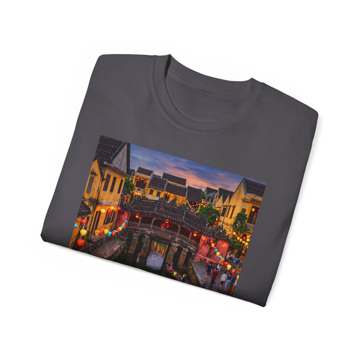 Hoi An Vietnam Travel T-Shirt — Ancient Town Night Scene Tee