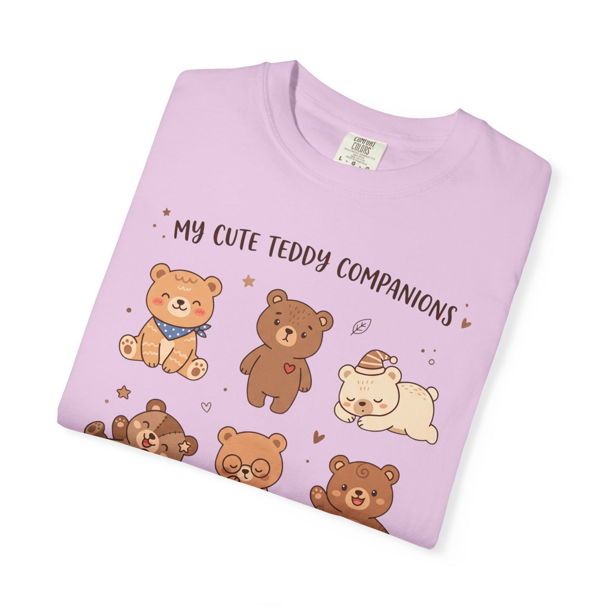 T-Shirt — Cute Teddy Companions Graphic Tee ("My Cute Teddy Companions — Little Warm & Cozy Friends")