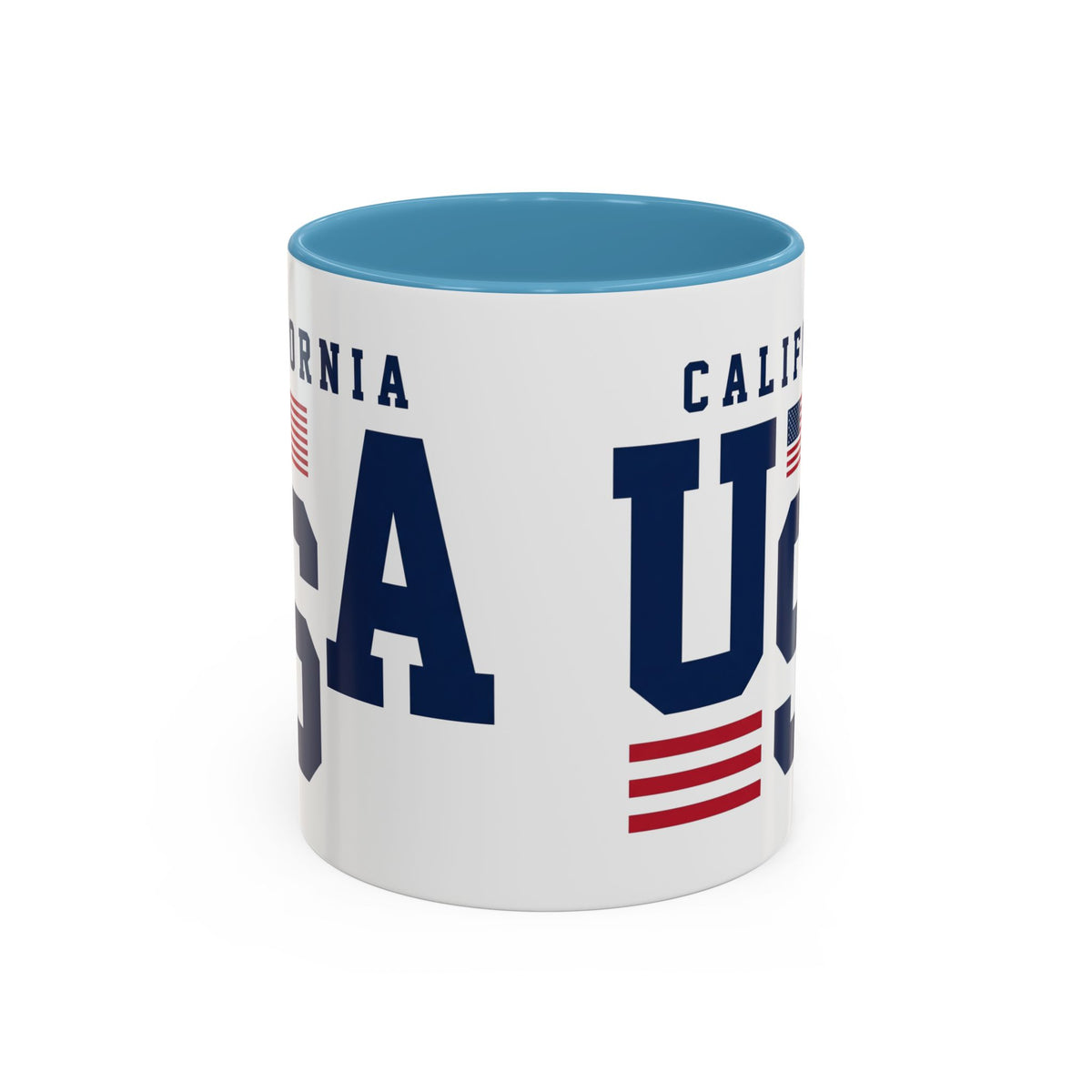 USA California Coffee Mug — Patriotic Accent 11/15oz