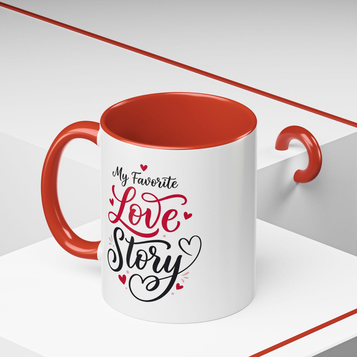My Favorite Love Story Romantic Coffee Mug