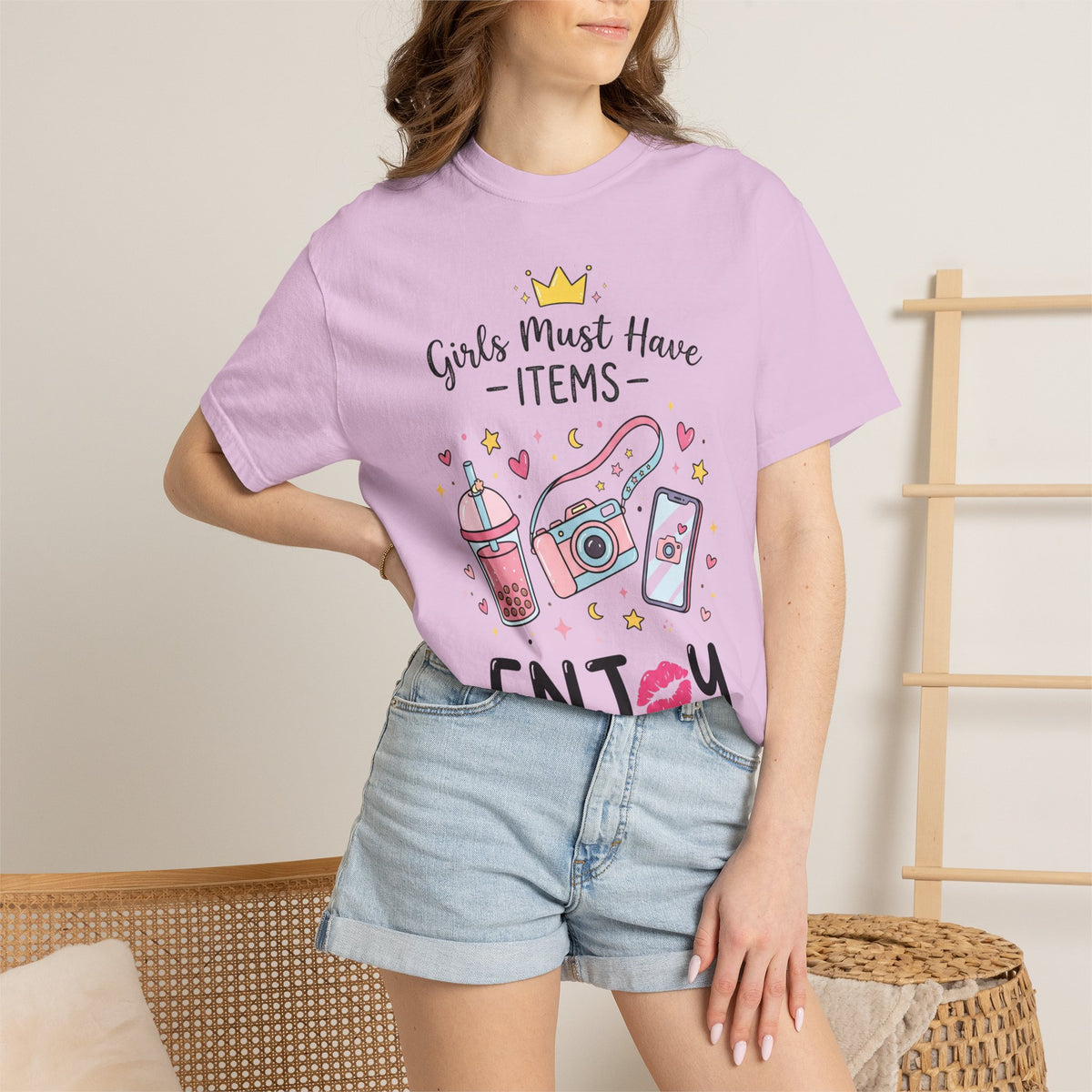 Girls Must Have Items "Enjoy" Graphic T-Shirt