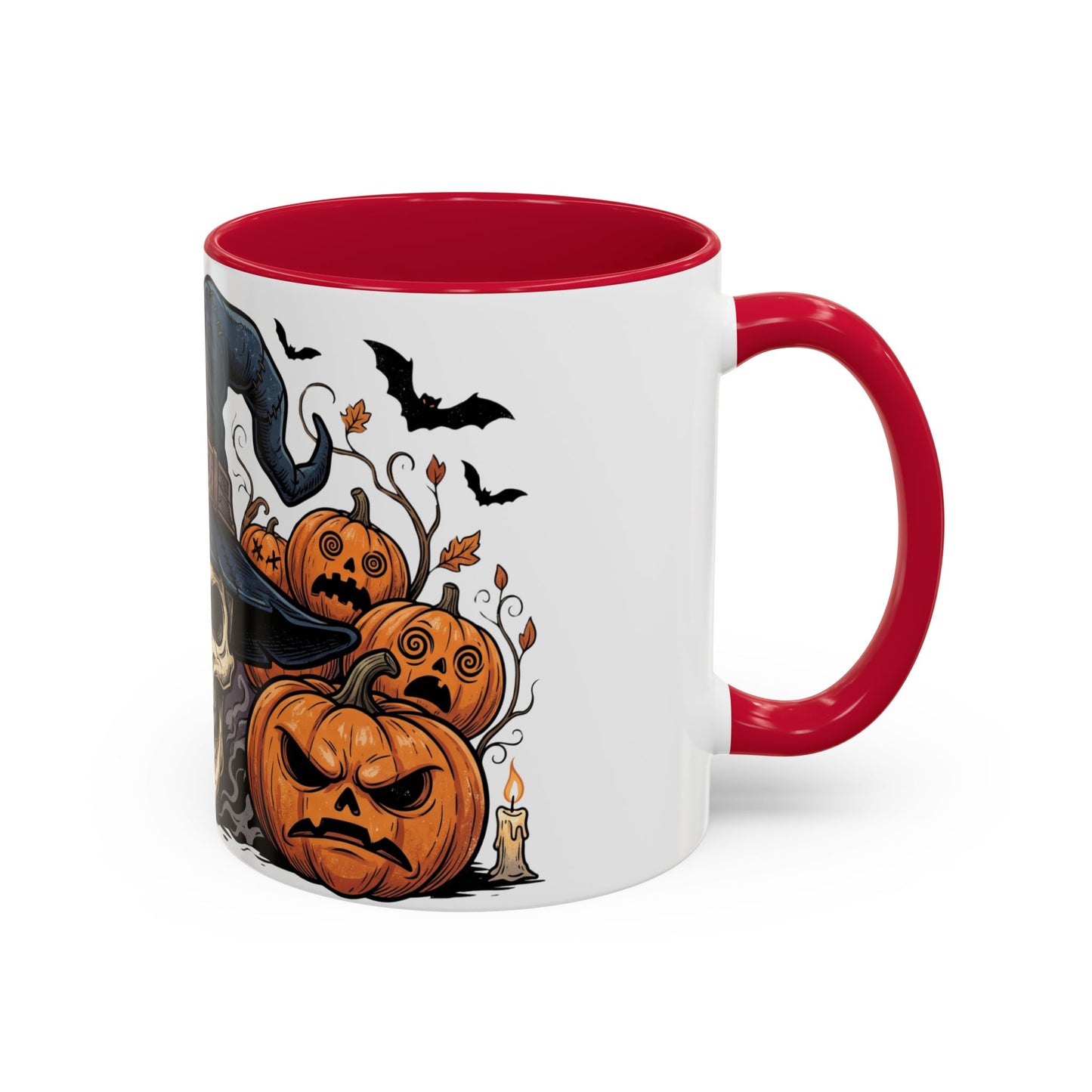 Halloween Skull & Jack-o'-Lantern Mug (11oz/15oz)