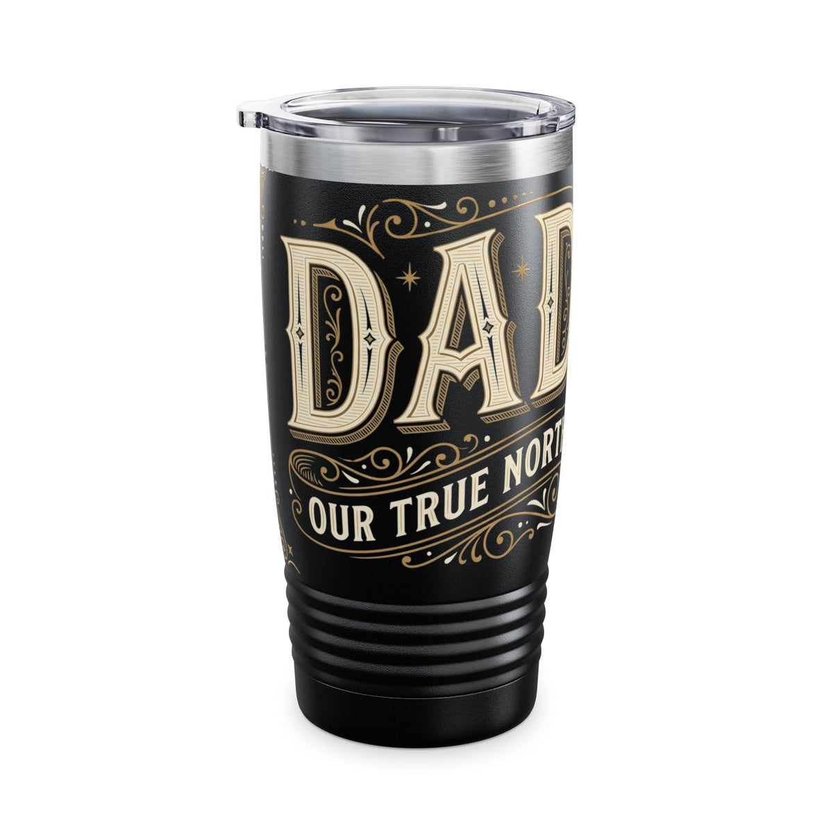 20oz Black and Gold “Dad” Ringneck Tumbler