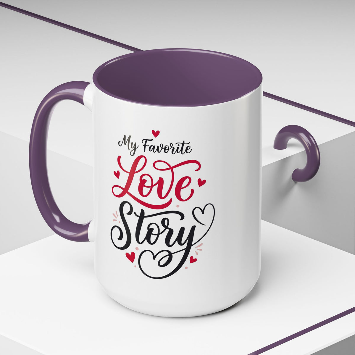 My Favorite Love Story Romantic Coffee Mug