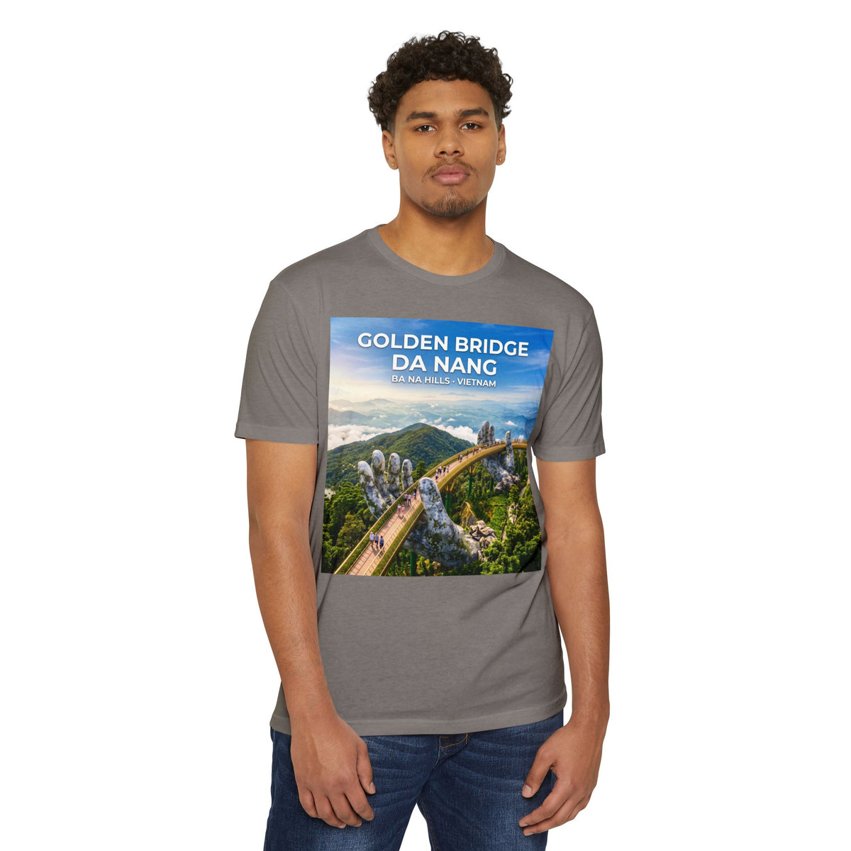Golden Bridge Da Nang T-Shirt — Vietnam Travel Souvenir Tee