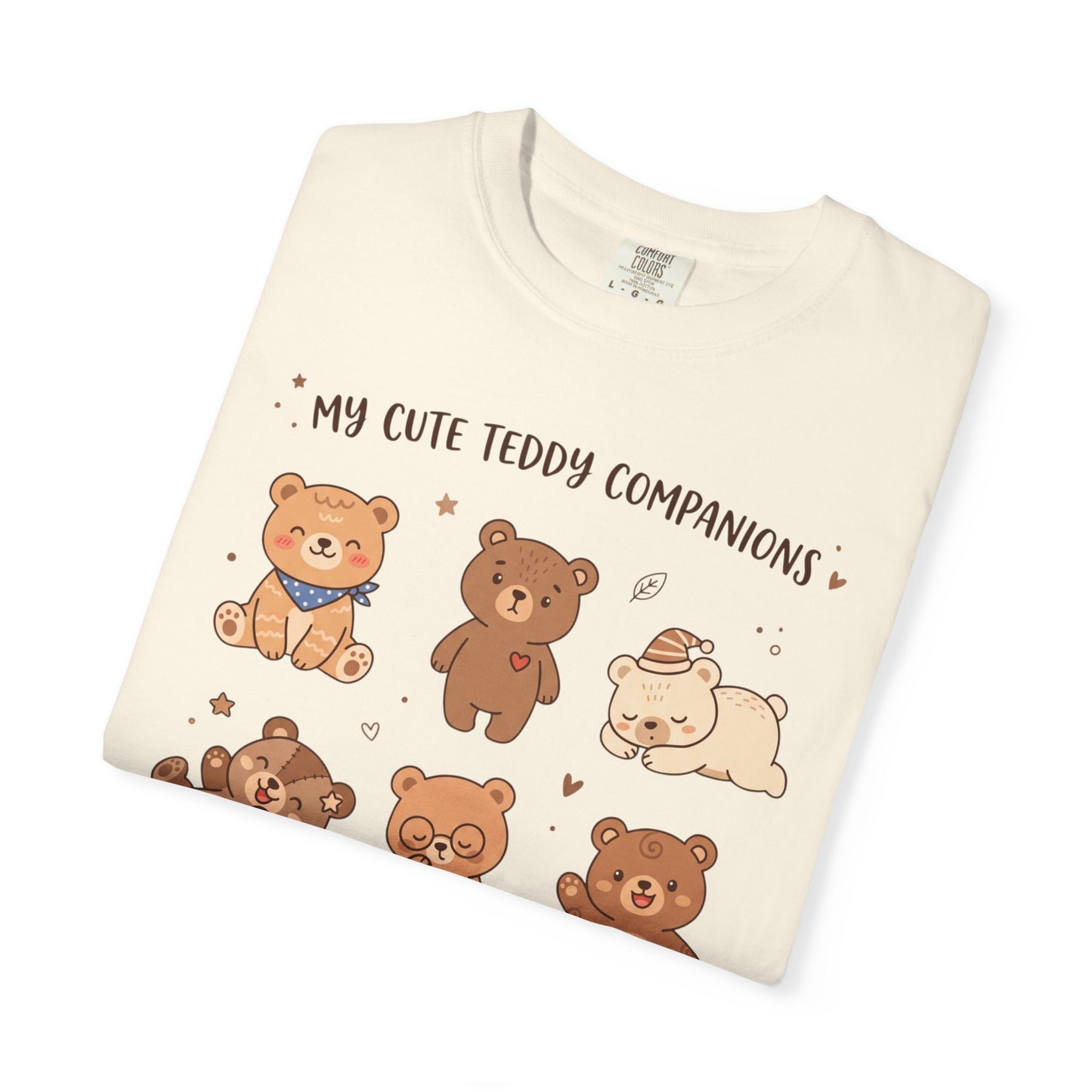 T-Shirt — Cute Teddy Companions Graphic Tee ("My Cute Teddy Companions — Little Warm & Cozy Friends")