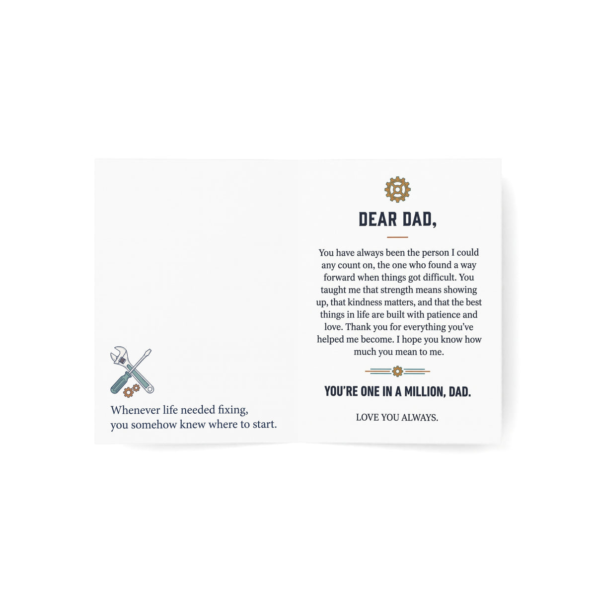 World’s Greatest Dad Built Different Greeting Card