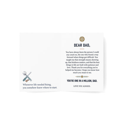 World’s Greatest Dad Built Different Greeting Card