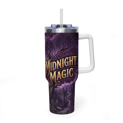 40oz Halloween Haunted Castle Thermal Tumbler