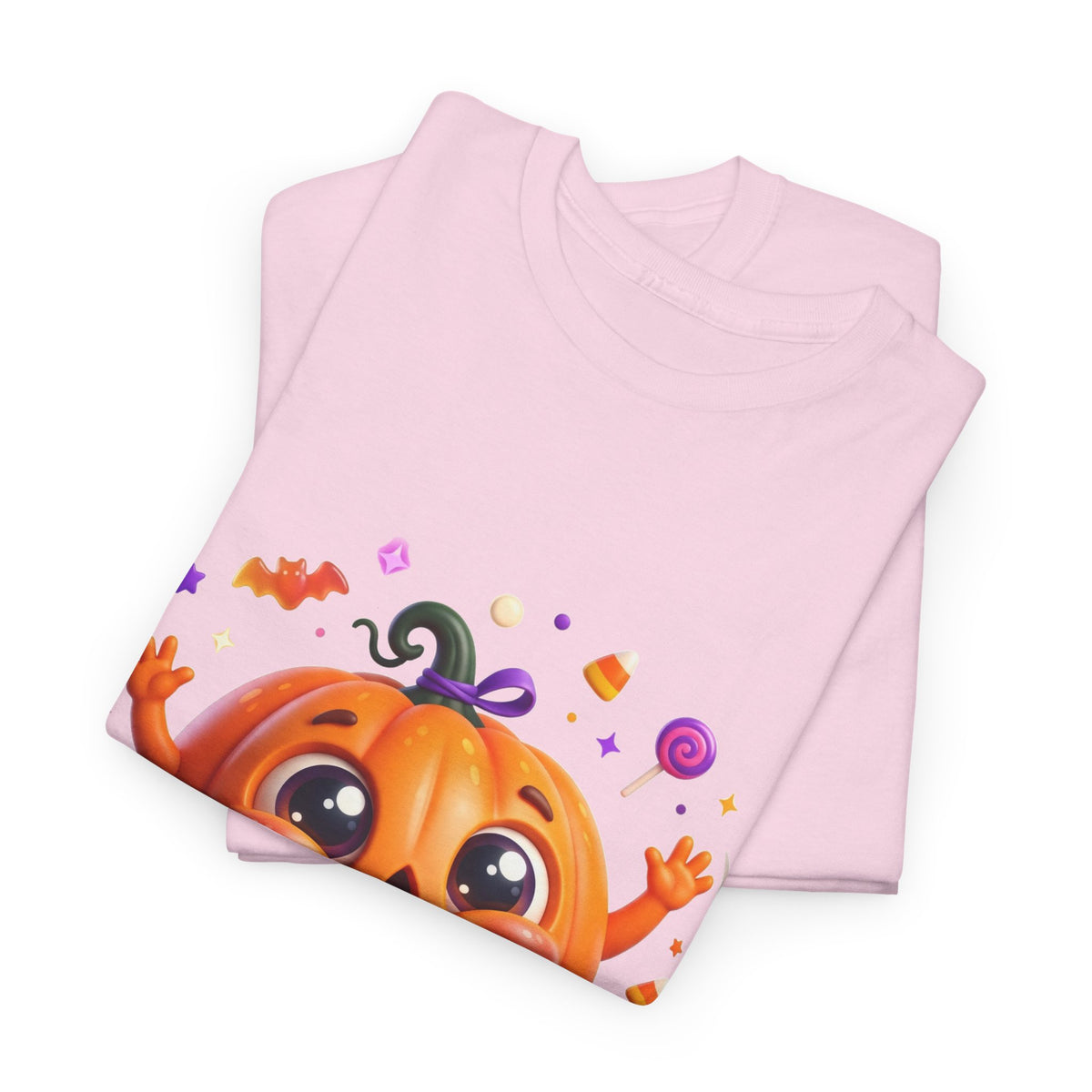 Halloween Pumpkin T‑Shirt — Happy Jack-O'-Lantern Candy Graphic Tee