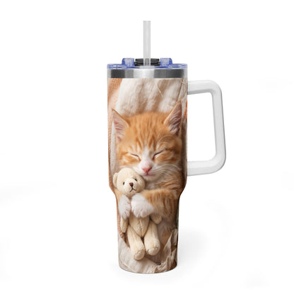 Cat Lover 40oz Thermal Tumbler