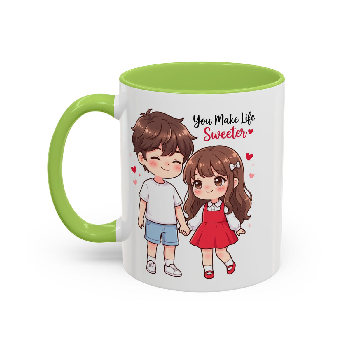 You Make Life Sweeter Couple Coffee Mug