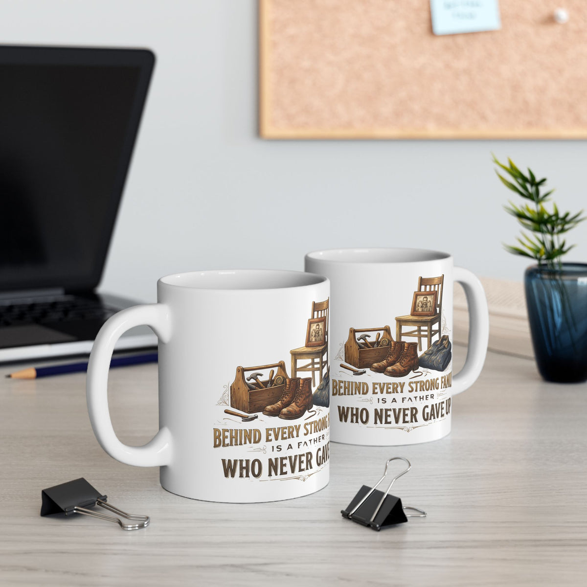 Behind Every Strong Family Mug