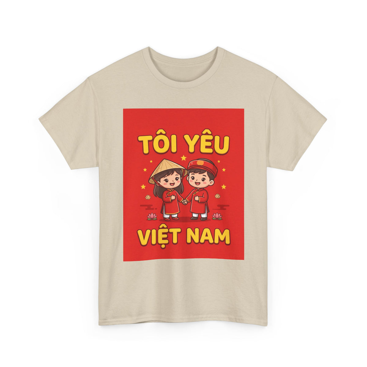 T-Shirt - "Tôi Yêu Việt Nam" Cute Couple Vietnam Pride Tee