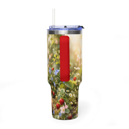 Little Paws Big Love Red Panda 40oz Vacuum Thermal Tumbler