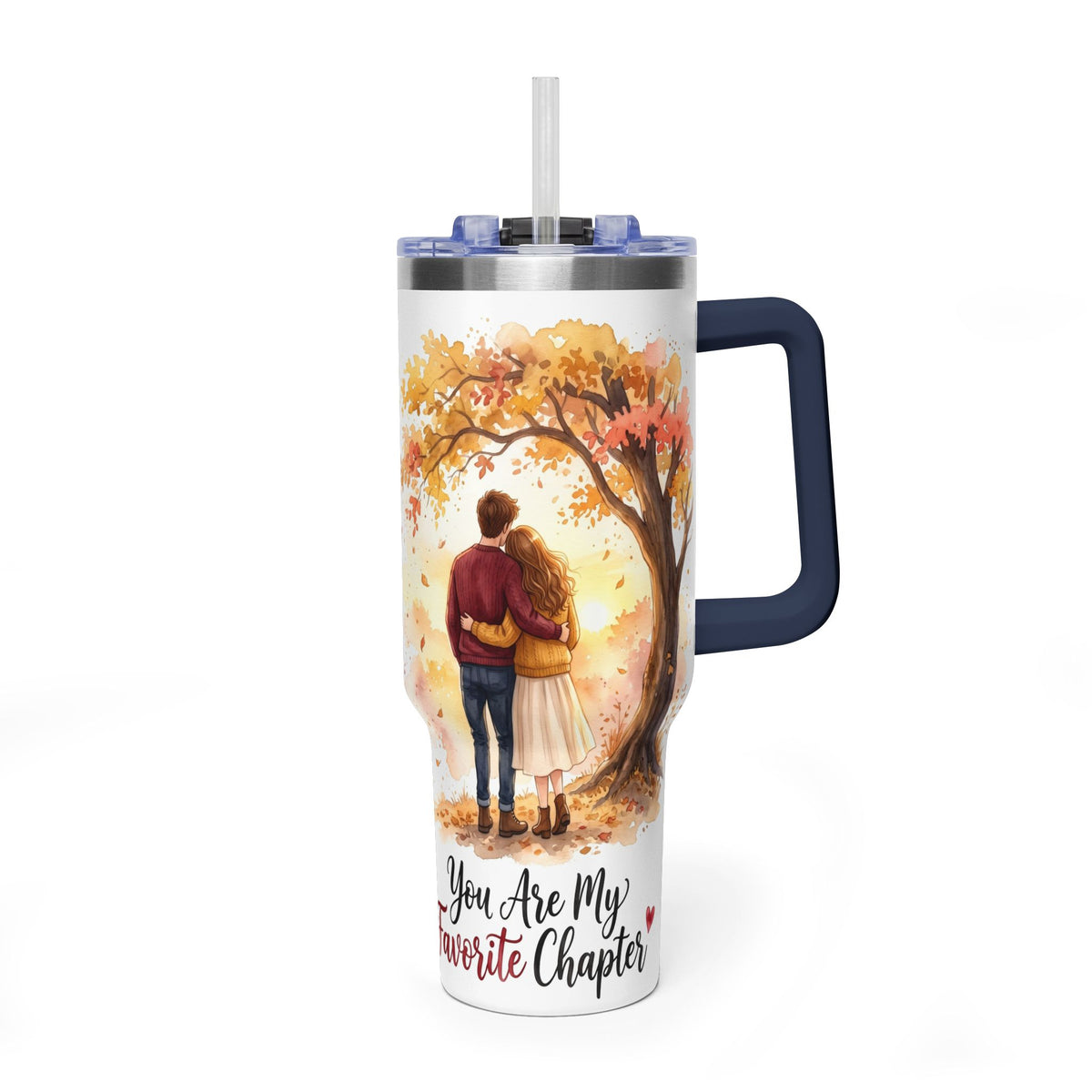 40oz Tumbler – You Are My Favorite Autumn Couple Gift