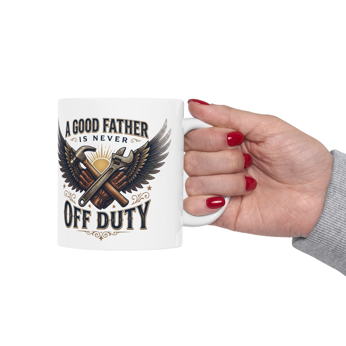 Duty Officer Eagle Quote Ceramic Mug