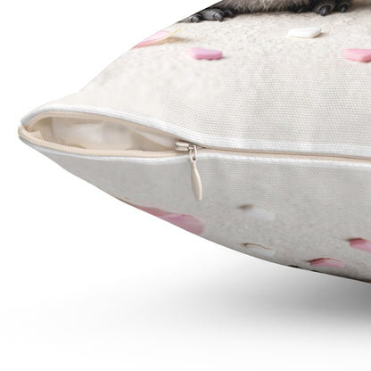 Spun Polyester Square Pillow