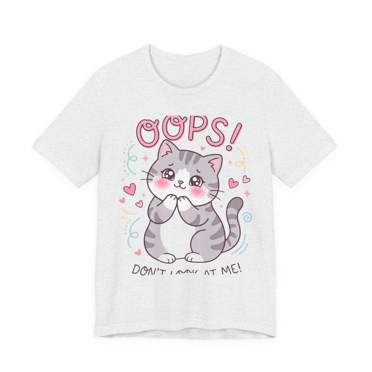 Oops! Don’t Blame Me Cute Kitten T-Shirt