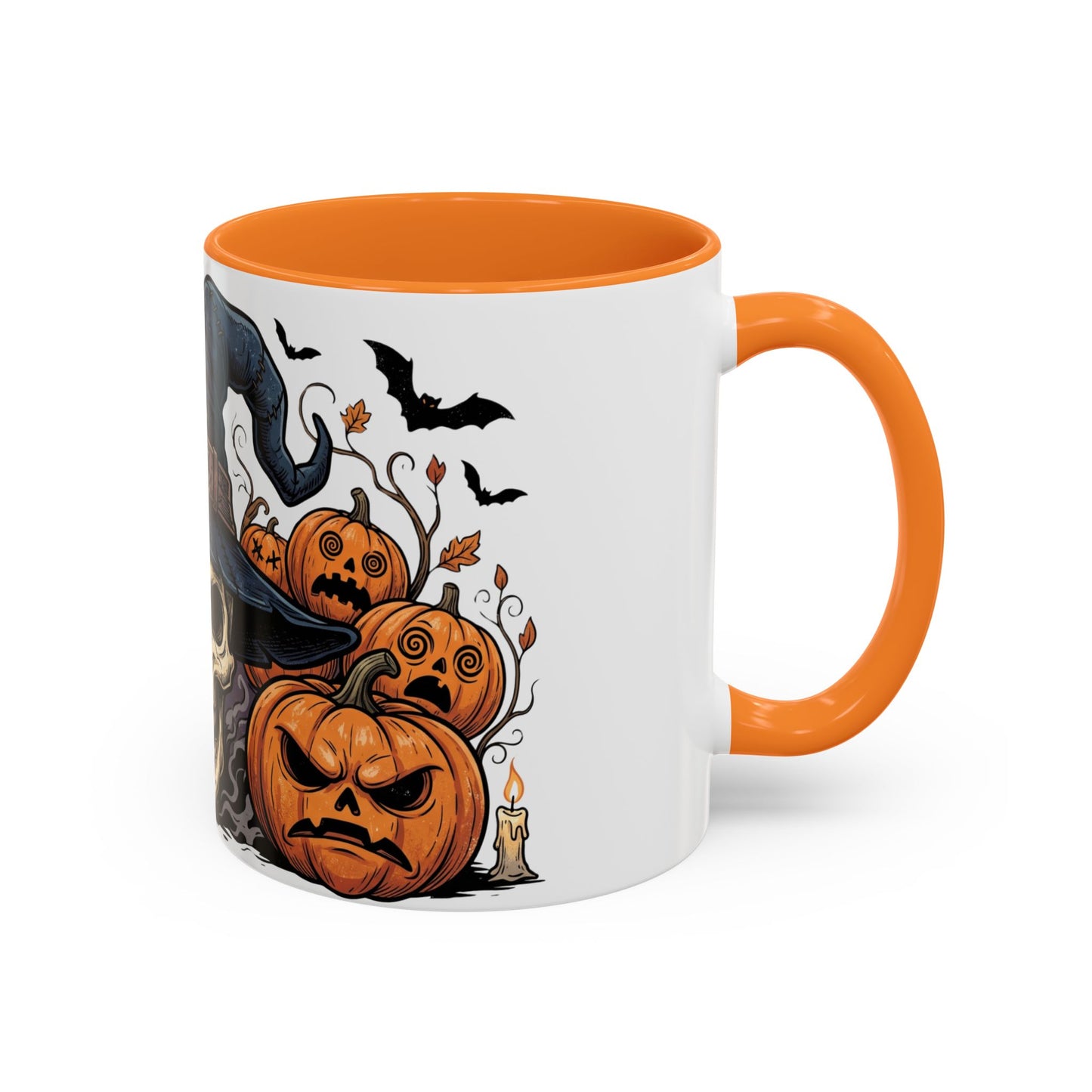 Halloween Skull & Jack-o'-Lantern Mug (11oz/15oz)