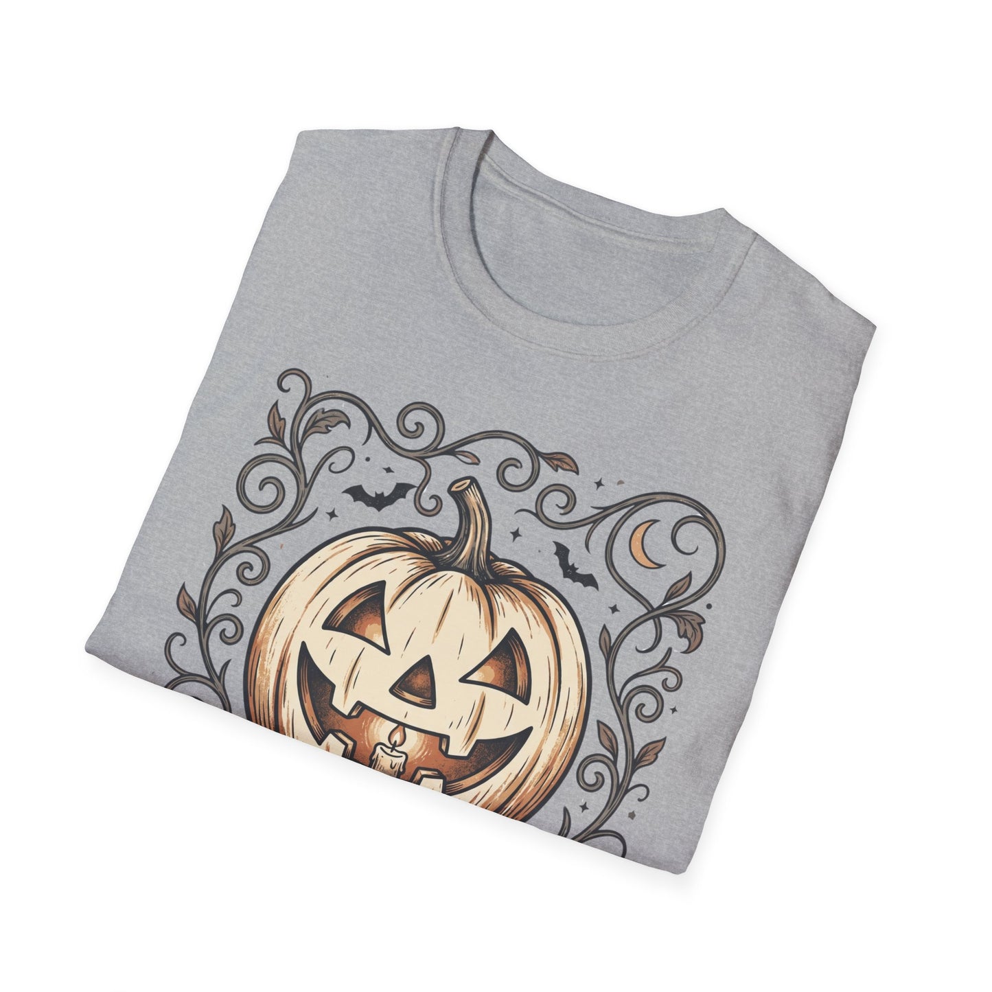 Halloween Pumpkin T-Shirt — "Haunted Harvest: Halloween Nights" Graphic Tee