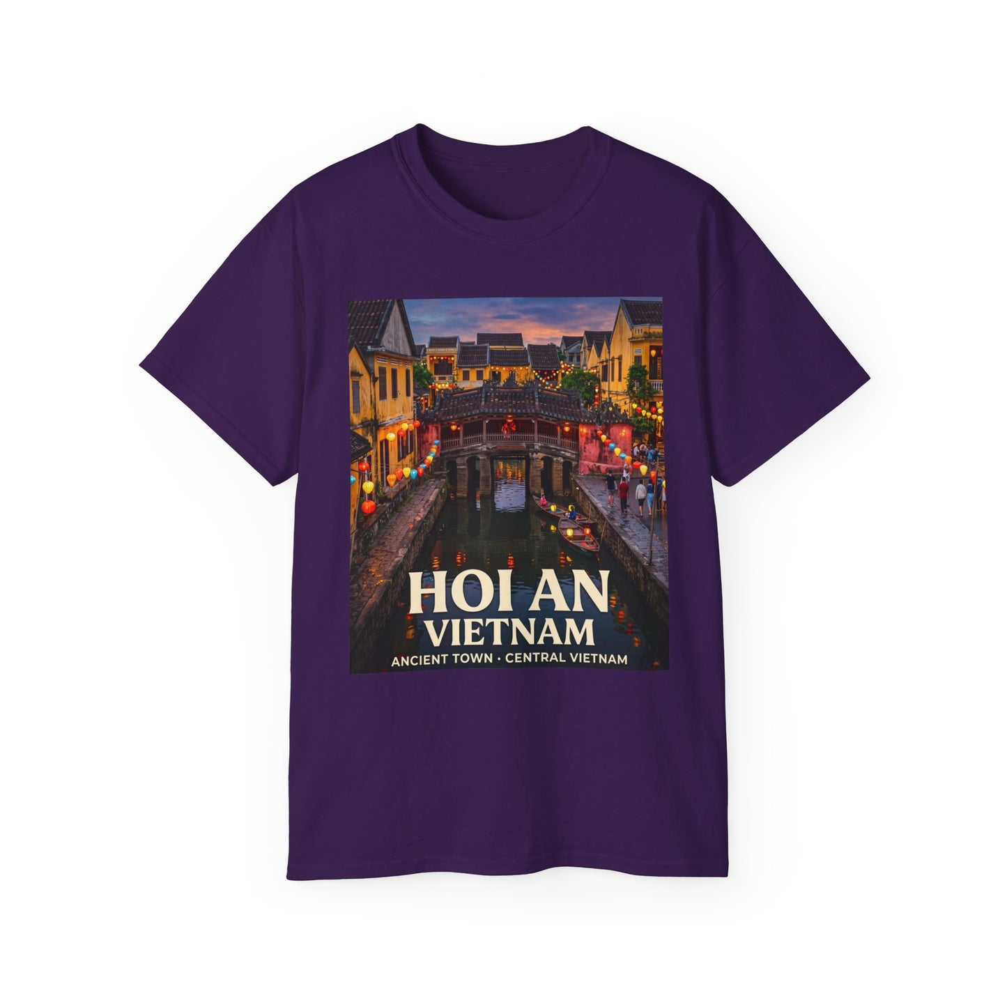Hoi An Vietnam Travel T-Shirt — Ancient Town Night Scene Tee