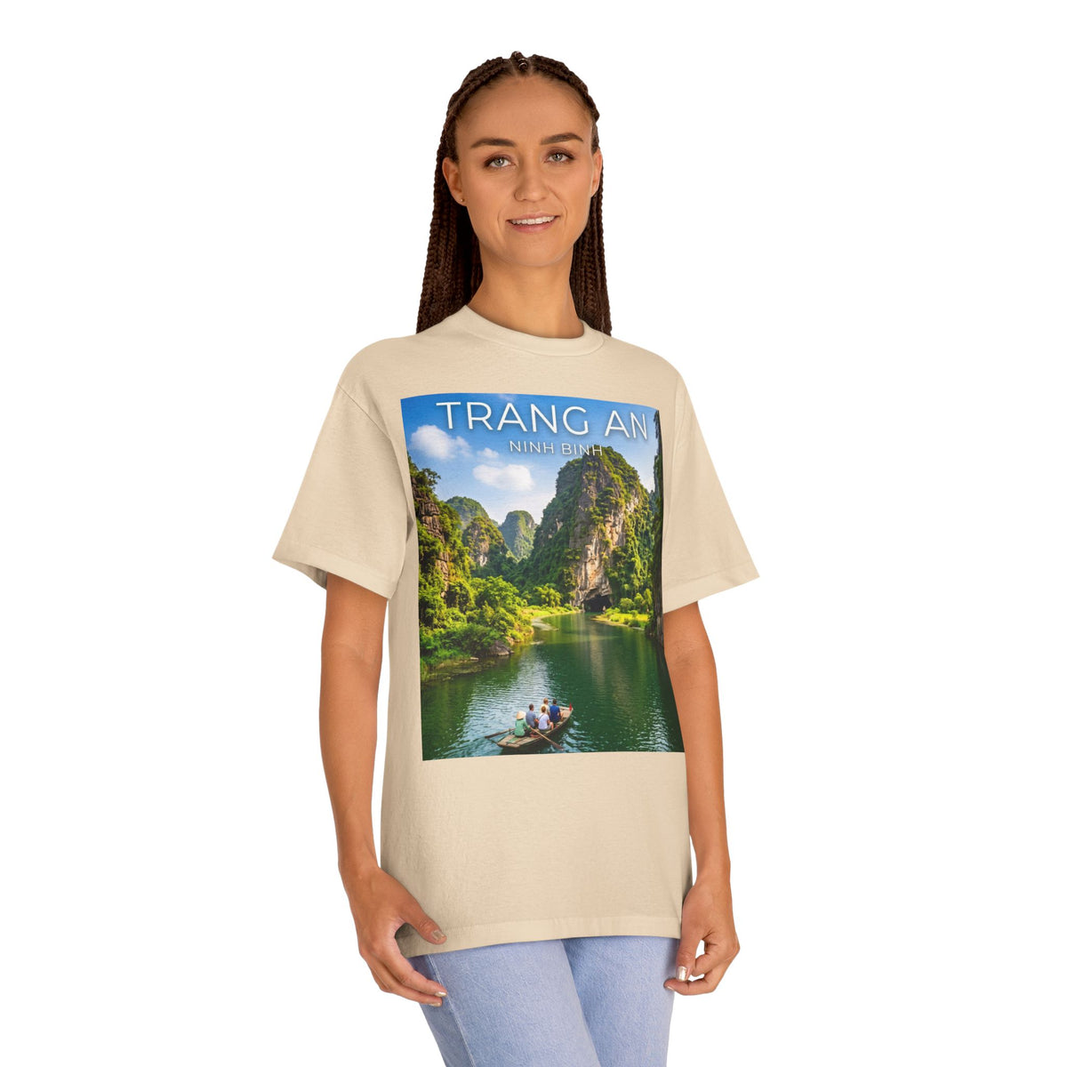 Trang An Vietnam Scenic Tee — Ninh Binh Travel Poster T-Shirt