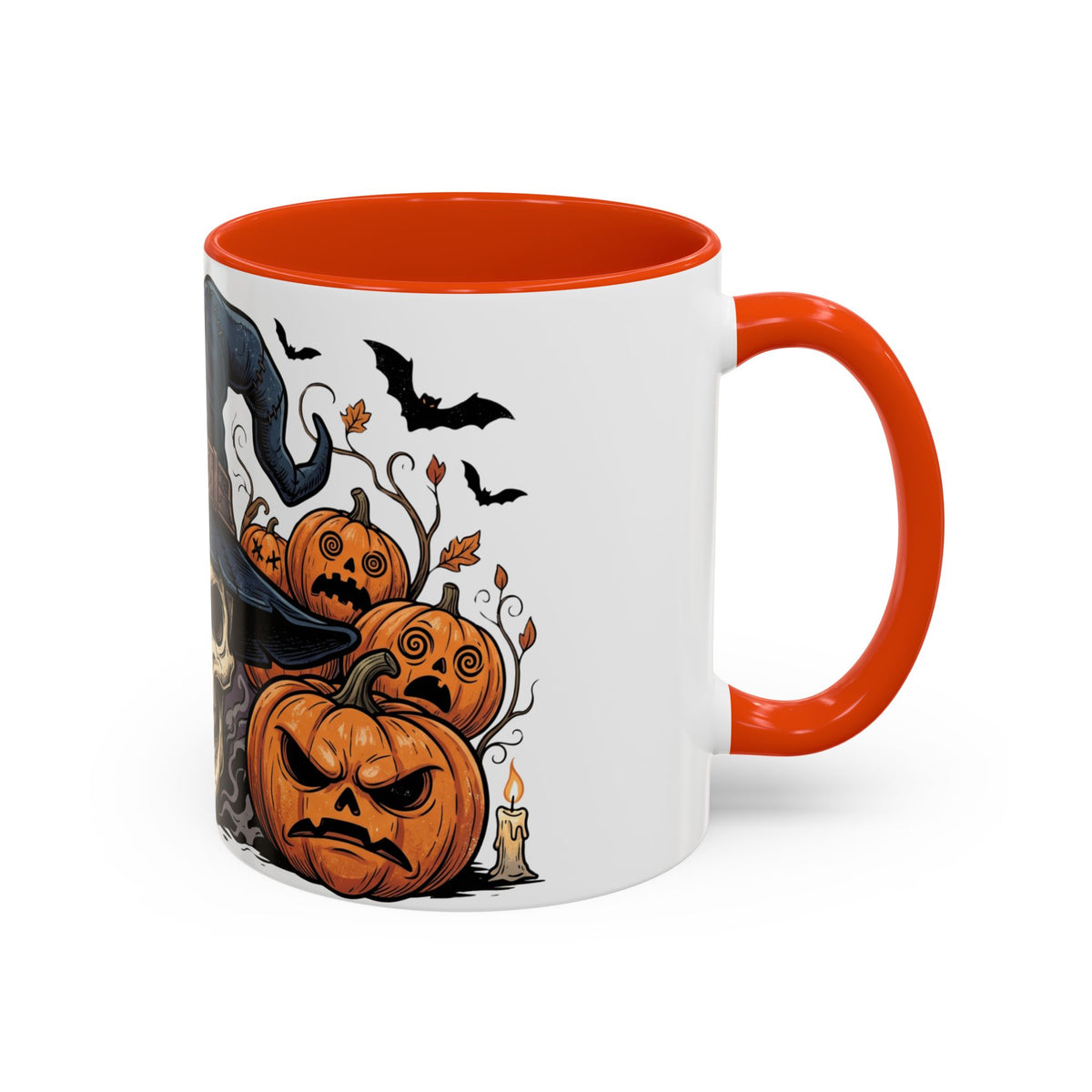 Halloween Skull & Jack-o'-Lantern Mug (11oz/15oz)