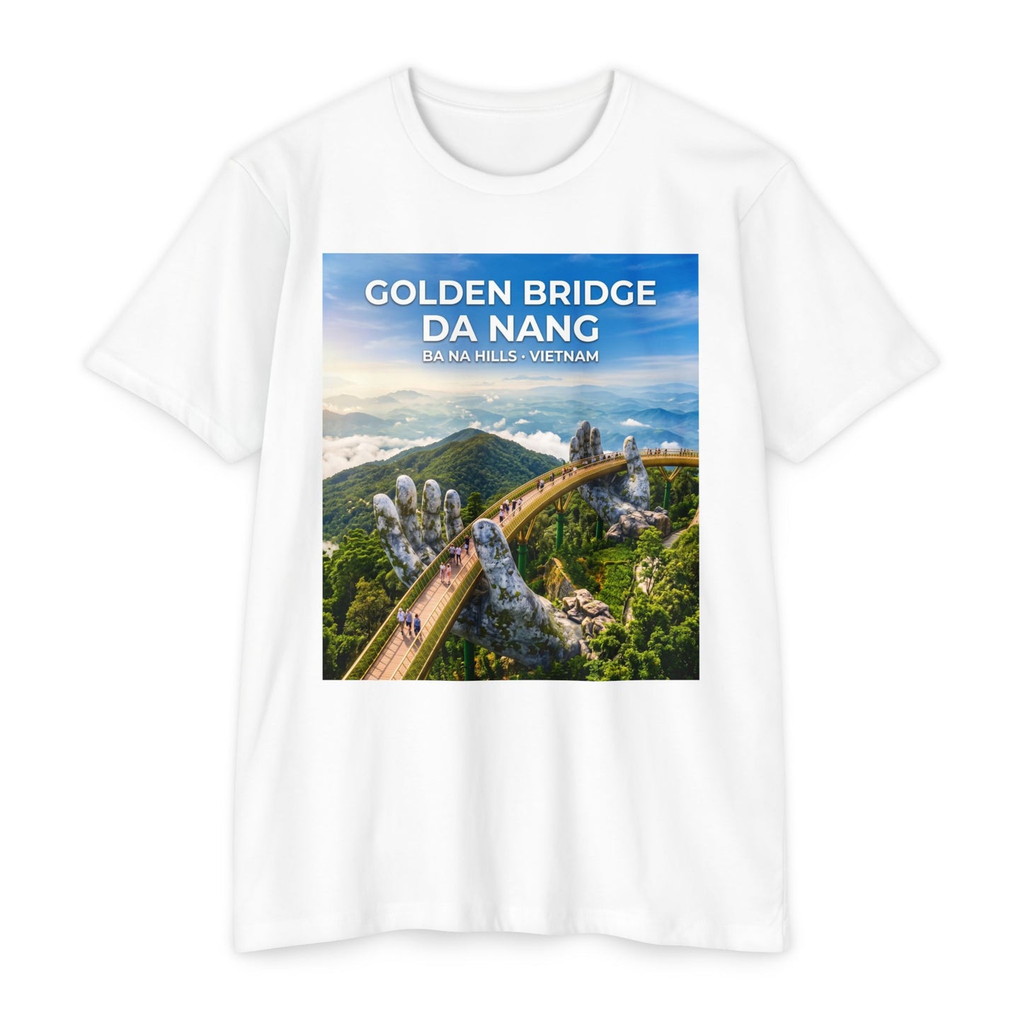 Golden Bridge Da Nang T-Shirt — Vietnam Travel Souvenir Tee