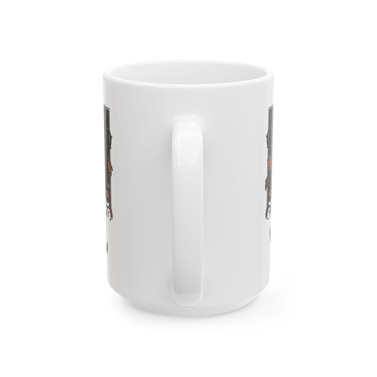 Owl Crest Ceramic Mug — Mystical Forest Owl Coffee Cup (11oz & 15oz)