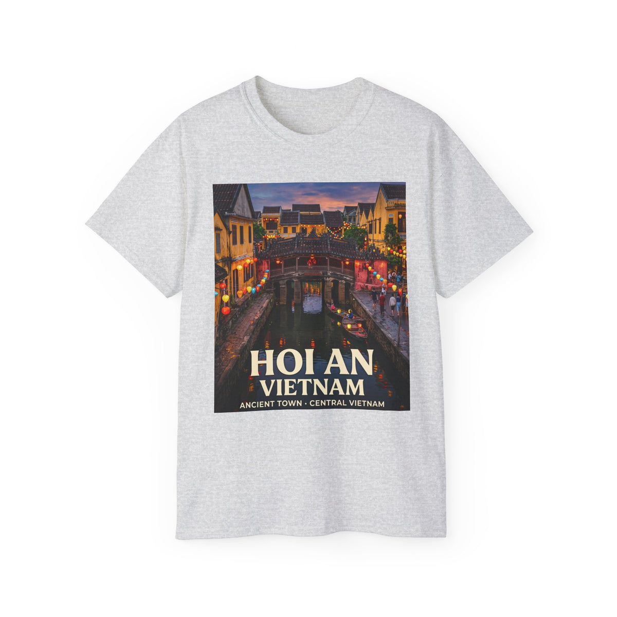 Hoi An Vietnam Travel T-Shirt — Ancient Town Night Scene Tee