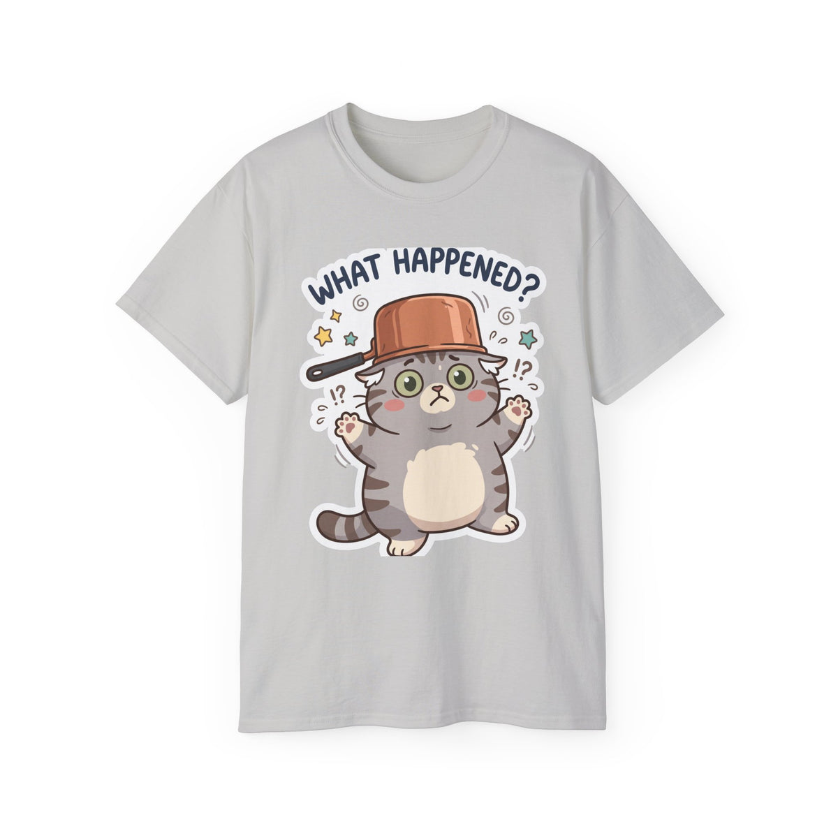What Happened? Cute Kitten Graphic Tee
