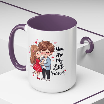 You Are My Little Forever Romantic Couple Coffee Mug