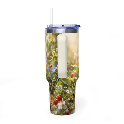 Little Paws Big Love Red Panda 40oz Vacuum Thermal Tumbler