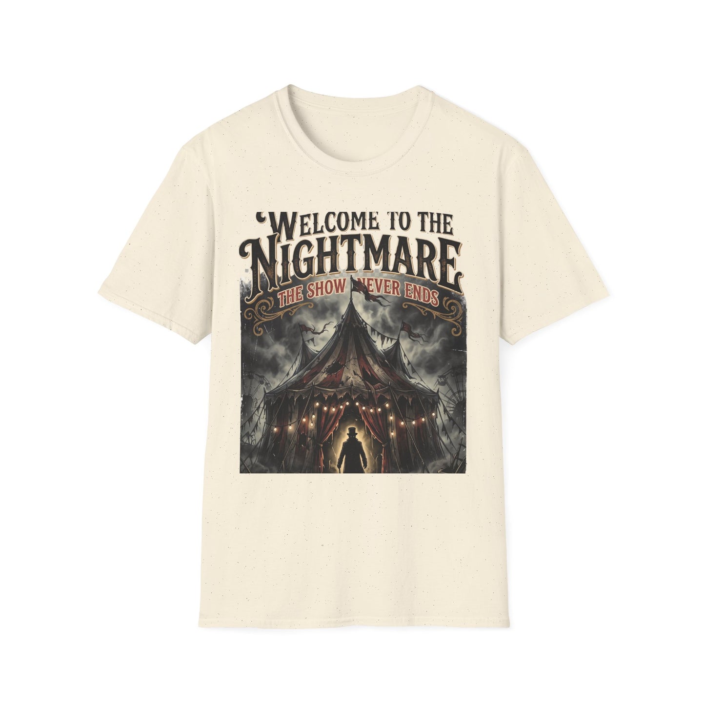 Welcome to the Nightmare T-Shirt — Horror Carnival Graphic Tee