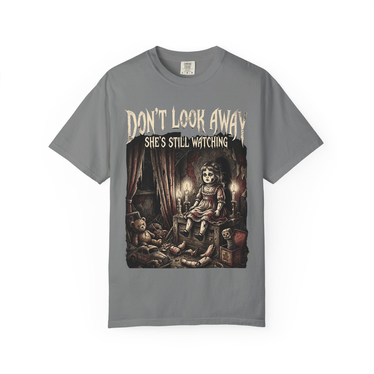 Don't Look Away "She's Still Watching" T-Shirt
