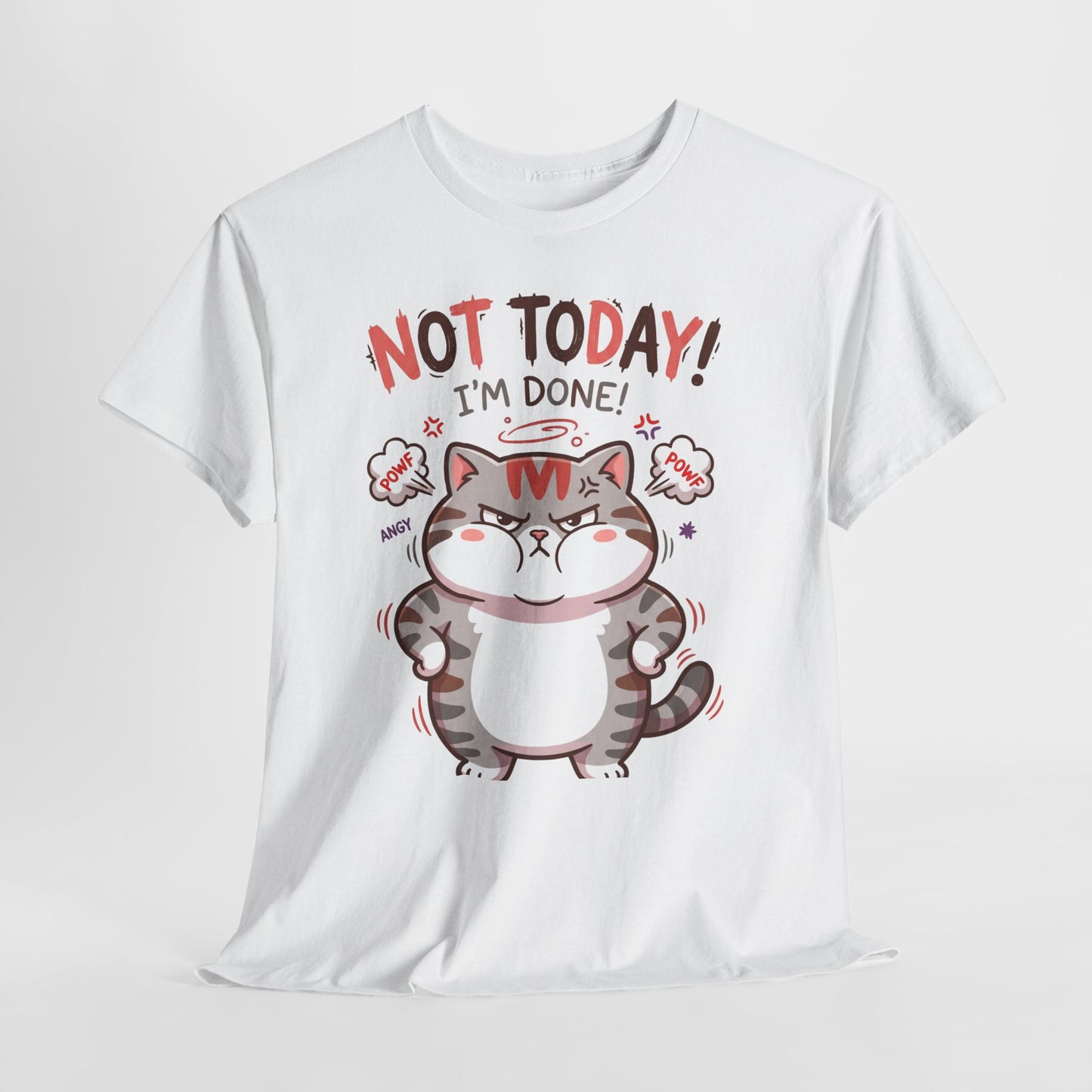 Not Today! I’m Done Cat T-Shirt
